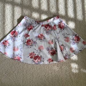 Wet Seal Floral Skater Skirt